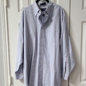 Men's Striped Button-Down Shirt